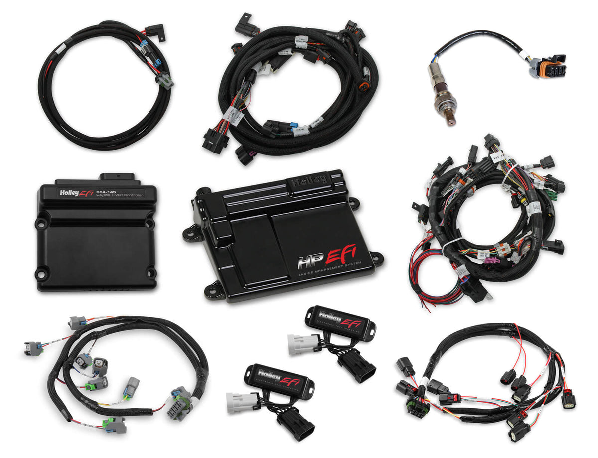 2013-2015.5 Ford Coyote TI-VCT HP EFI ECU Kit, NTK O2, Uscar INJ