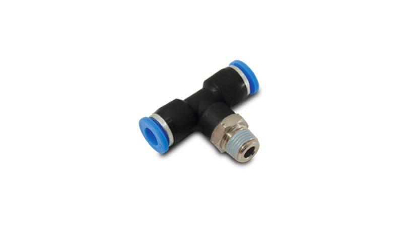 Vibrant Male Tee 1-Touch Fitting for 1/4in OD Tube (1/8in NPT)