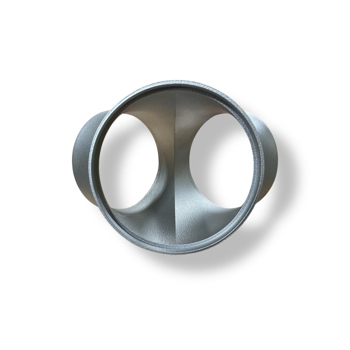 3.5" Dual to 4" Single Aluminum Merge