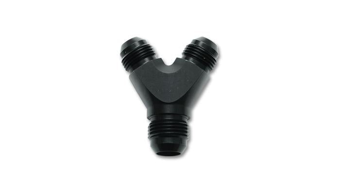 Vibrant -3AN x -3AN x 1/8in NPT Y-Adapter Fitting - Aluminum