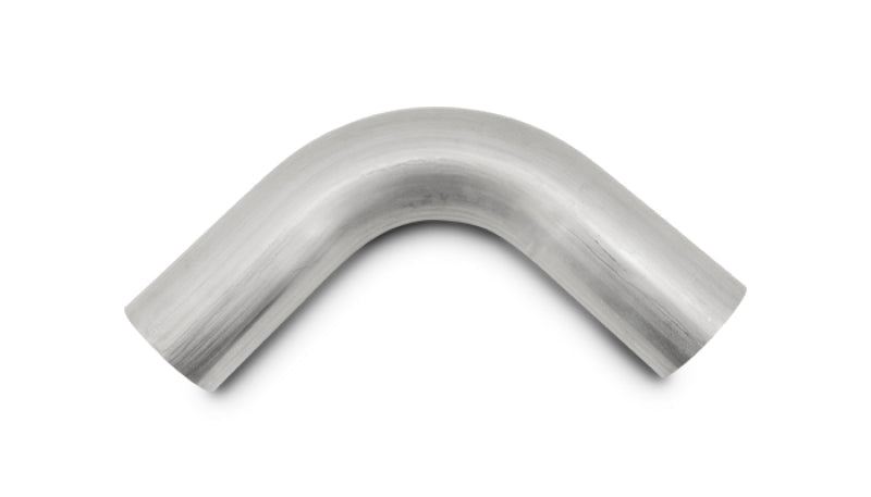 Vibrant 3.5in O.D. T304 SS 90 Deg Mandrel Bend 6in x 6in Leg Lengths (3.5in Centerline Radius)