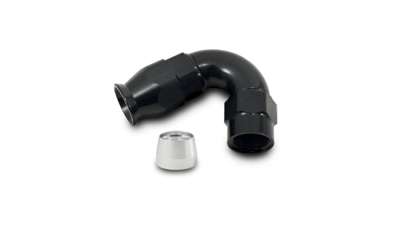 Vibrant -12AN 120 Degree Hose End Fitting for PTFE Lined Hose