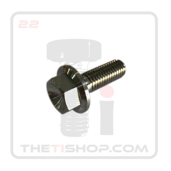 Ti Flanged Hex Bolt M10 - 1.5 x 25mm