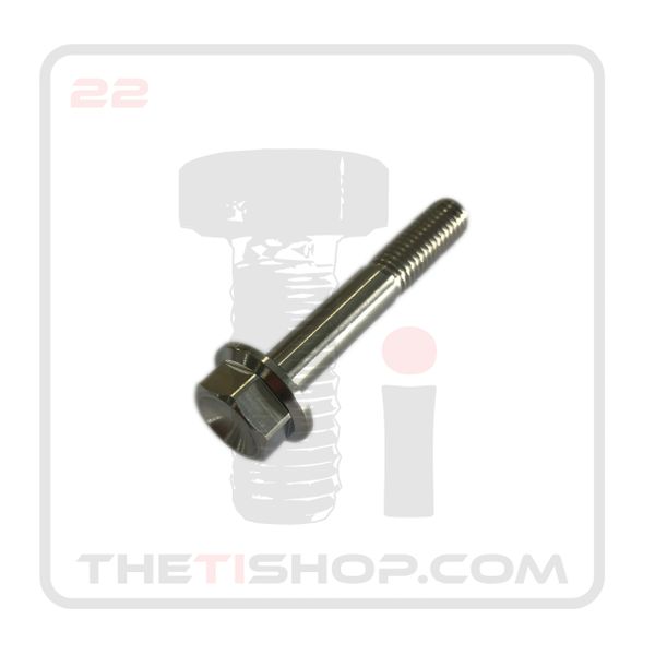 Ti Flanged Hex Bolt M8 - 1.25 x 50mm