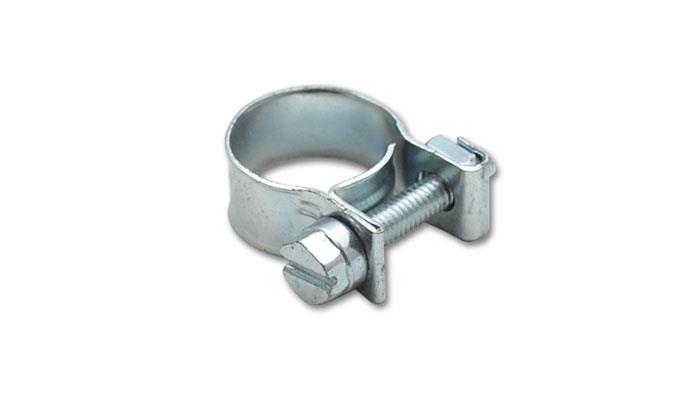 Vibrant Fuel Injector Style Mini Hose Clamps 12-14mm clamping range Pk of 10 Zinc Plated Mild Steel