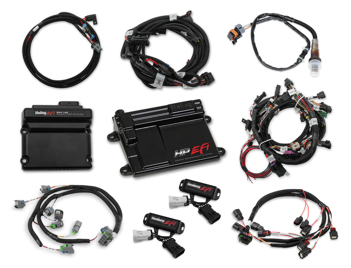 2011-2012 Ford Coyote TI-VCT HP EFI ECU Kit, Bosch O2, Uscar INJ