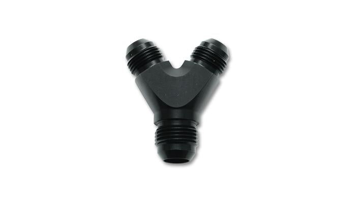 Vibrant -8AN x -8AN x -8AN Y-Adapter Fitting - Aluminum