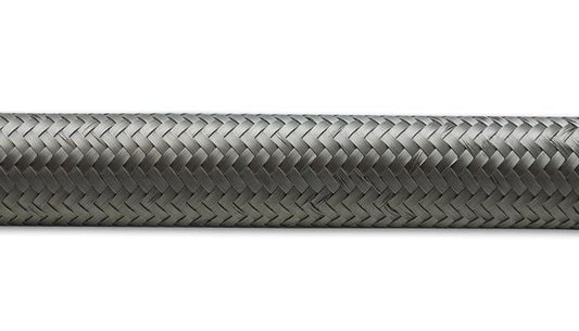 Vibrant -12 AN SS Braided Flex Hose (10 foot roll)