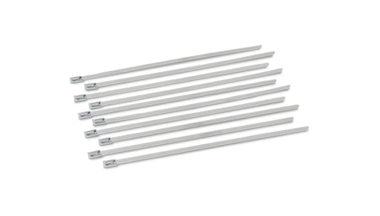 Vibrant SS Cable Ties 7.5in Long (10 cable ties / Pack)