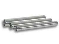 Vibrant 2.25in O.D. Universal Aluminum Tubing (18in long Straight Pipe) - Polished