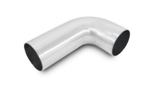 Vibrant 1.75in CLR 2in x 5in Leg Length 2.5in OD 90 Deg Tight Radius Aluminum Bend