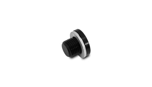 Vibrant M12 x 1.0 Metric Port Plug w/ Crush Washer