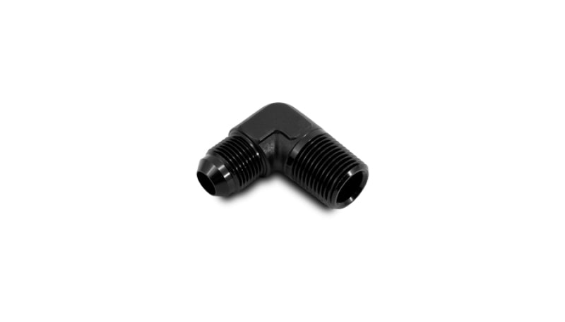 Vibrant -10AN to 3/8in NPT 90 Degree Elbow Adapter Fitting