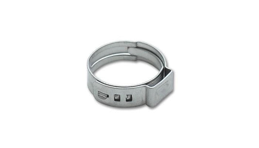 Vibrant One Ear Stepless Pinch Clamps 20.3-23.5mm clamping range (Pack of 10) SS 7mm band width