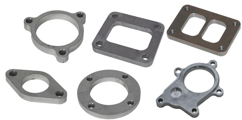 Vibrant T04 Turbo Inlet Flange (Rectangular Inlet) T304 SS 1/2in Thick
