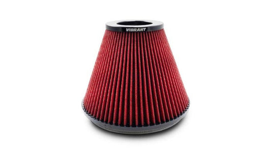 Vibrant 8.75in Inlet I.D. x 8.50in Height Bellmouth Velocity Stack Classic Performance Air Filter