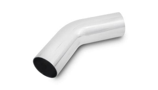 Vibrant 3.25in O.D. Universal Aluminum Tubing (45 Degree) 3.25in CLR 5in Leg Length