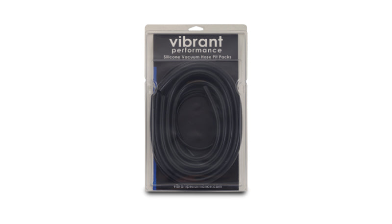 Vibrant Silicon vac Hose Pit Kit Blk 5ft- 1/8in 10ft- 5/32in 4ft- 3/16in 4ft- 1/4in 2ft-3/8in