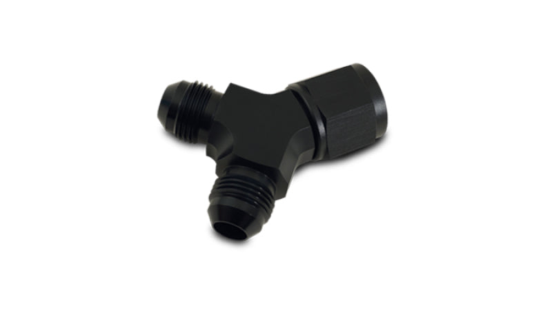 Vibrant -10AN Female x Dual -8AN Male Y-Adapter Fitting - Aluminum