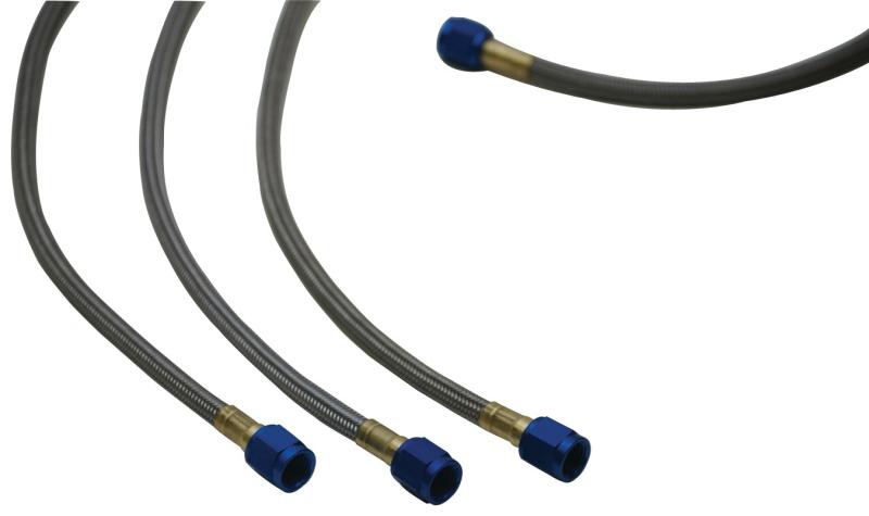 Vibrant Univ Oil Feed Kit 3ft Teflon lined S.S. hose with two -4AN female fittings preassembled