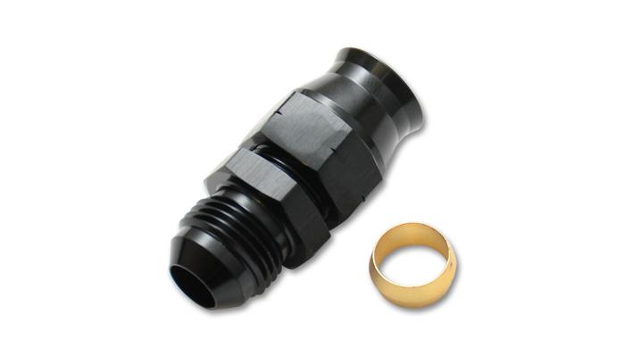 Vibrant -3AN Tube Nut Fitting - Aluminum