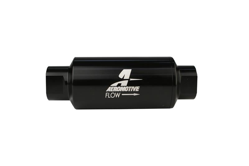 Aeromotive In-Line Filter - AN-10 - Black - 100 Micron