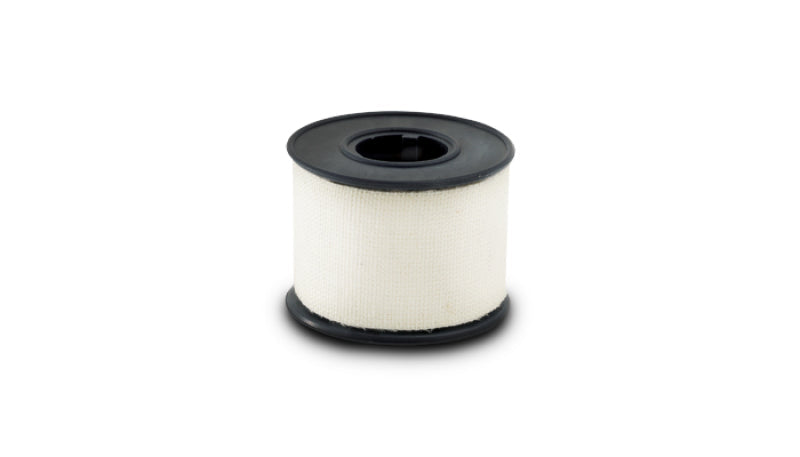 Vibrant 2 Meter (6-1/2 Feet) Roll of White Adhesive Clean Cut Tape