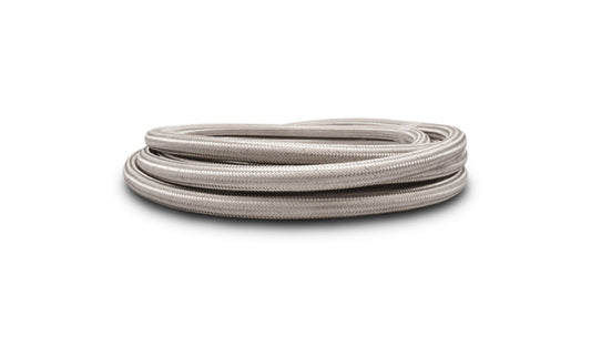 Vibrant SS Braided Flex Hose with PTFE Liner -4 AN (5 foot roll)
