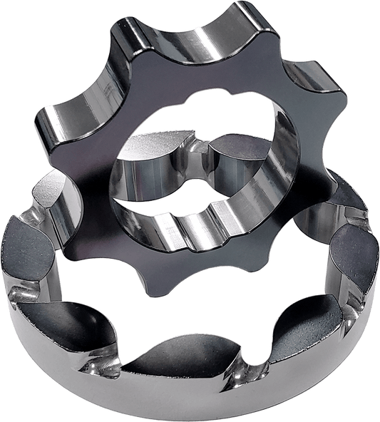 Boundary 2011+ Ford Coyote Mustang/GT350 Billet Black Oil Pump Gear - Vane Ported MartenWear Treated
