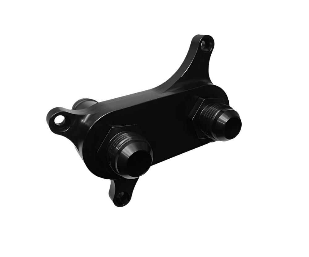 BPS 2020+ Ford 7.3L Godzilla Oil Cooler Relocation Adapter