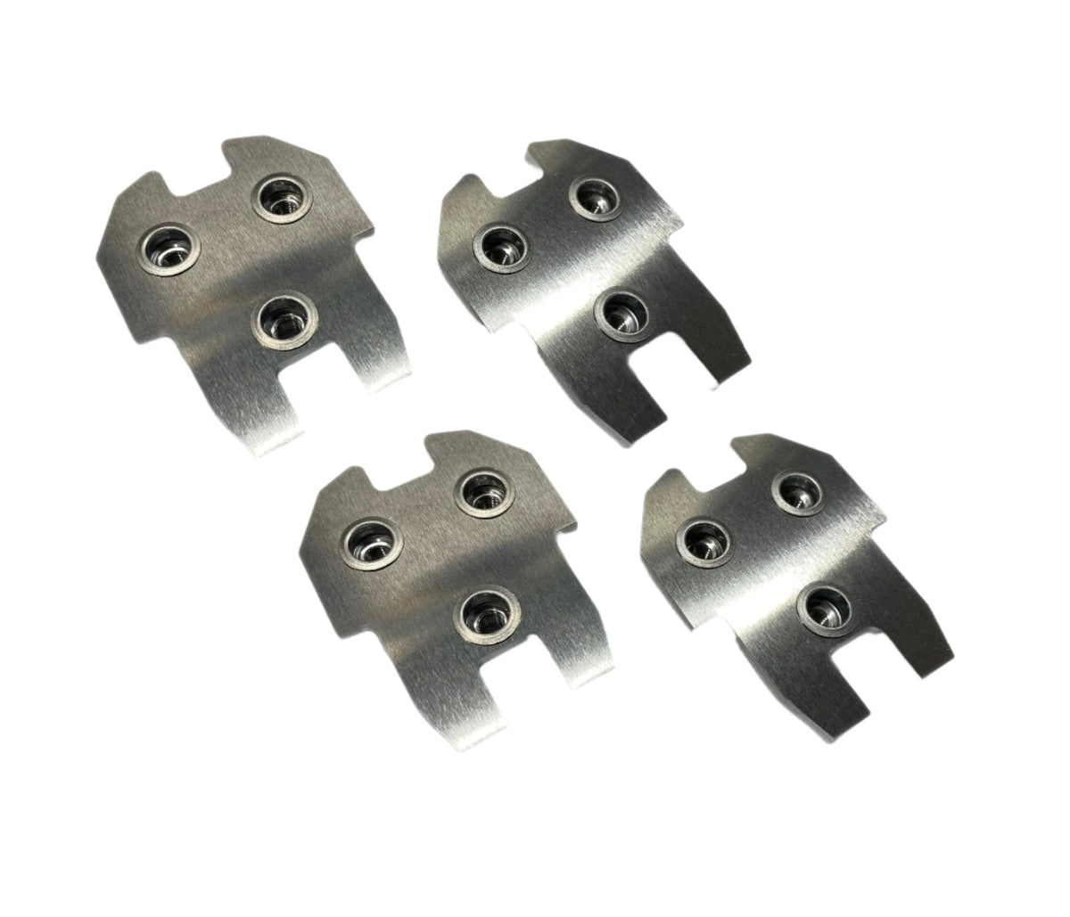 BPS 79-93 Mustang Lightweight Door Hinge Mounting Plates