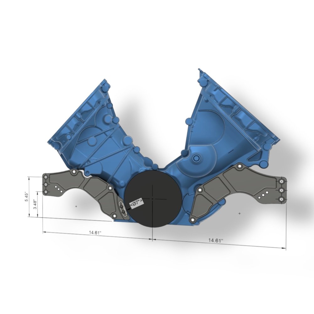BPS Coyote Front Engine Plates (2011+)