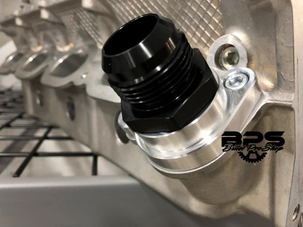 BPS Front Cylinder Head Coolant Adapters (2011-2026 Mustang)