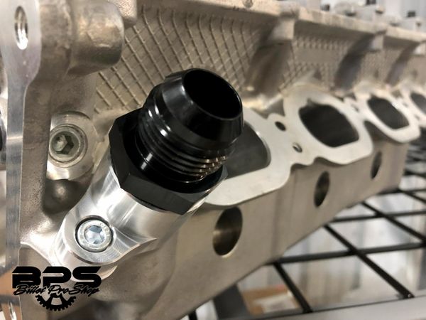 BPS Front Cylinder Head Coolant Adapters (2011-2026 Mustang)