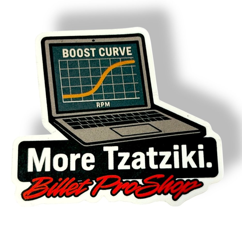 BPS “More tzatziki” Decal 2.3” x 2.15”