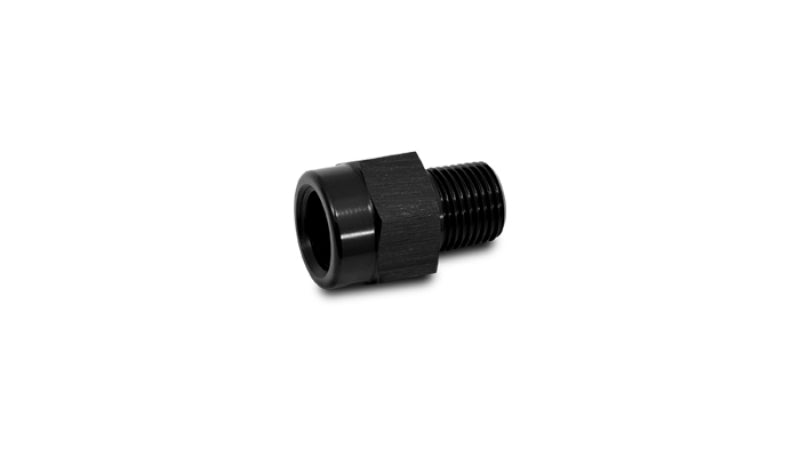 Vibrant 1/8in Male BSP to 1/8in Female NPT Adapter Fitting - Aluminum