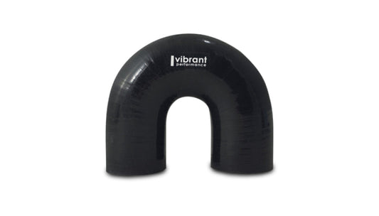 Vibrant 180 Degree Elbow 3.50in ID x 4.75in Leg Length Silicone Hose Coupler