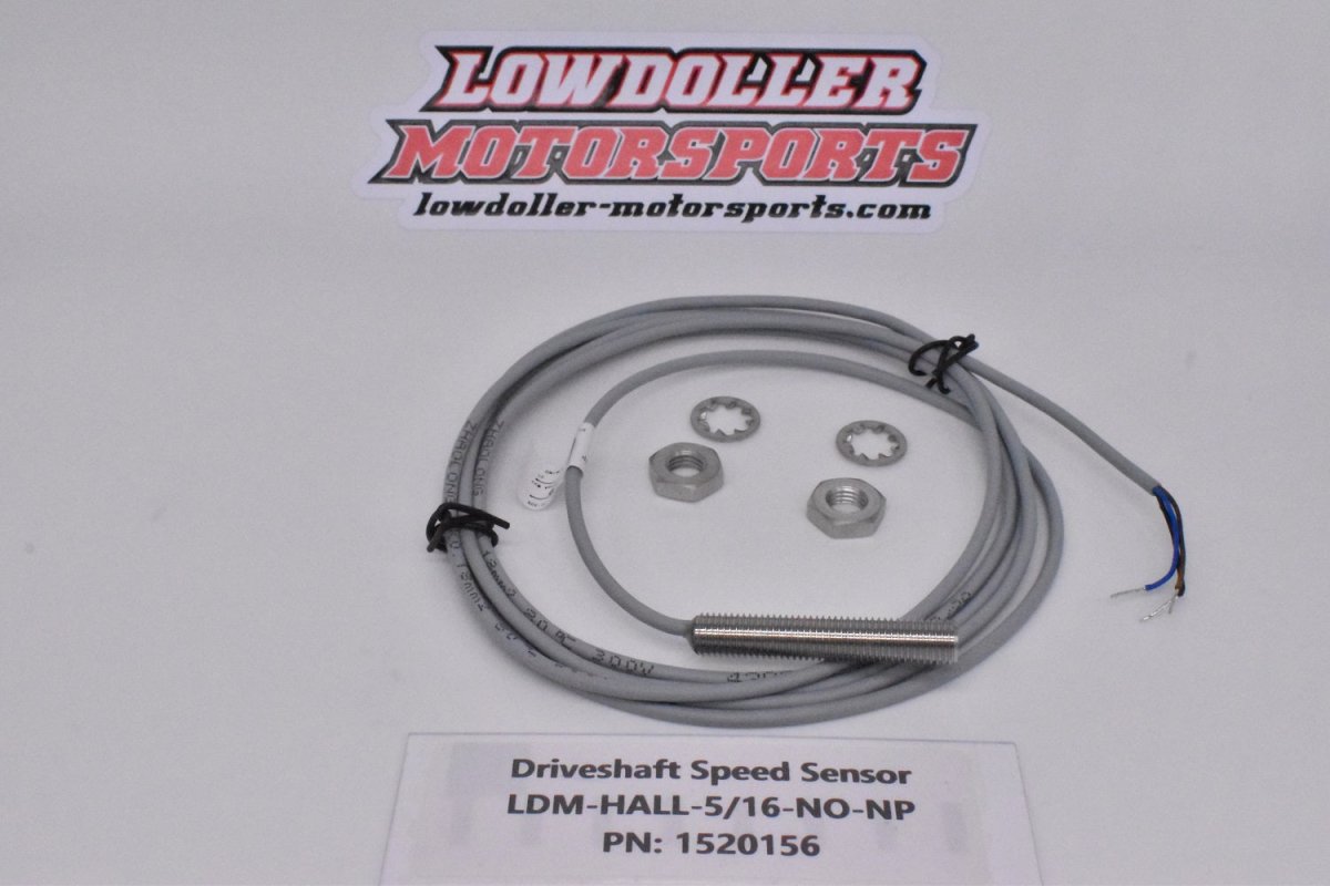 Driveshaft Speed Sensor, Hall Effect, 5/16"-24 Flush Mount (Strange Ultra Case) PN: 1520156