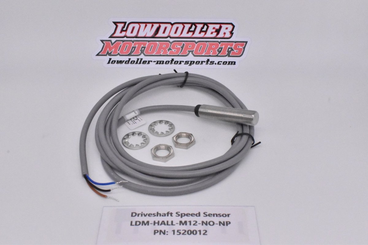 Driveshaft Speed Sensor, Hall Effect, M12 Flush Mount PN: 1520012