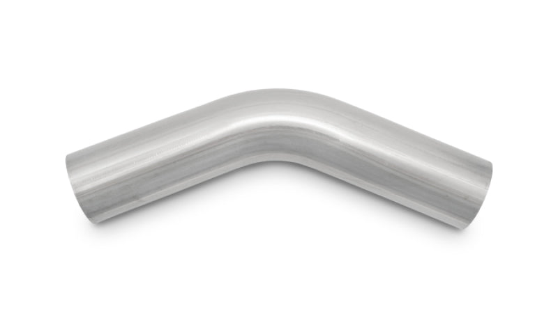 Vibrant 1.75in O.D. T304 SS 45 deg Mandrel Bend 6in x 6in leg lengths (1.75in Centerline Radius)