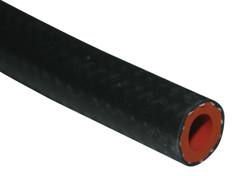 Vibrant 3/8in (10mm) I.D. x 20 ft. Silicon Heater Hose reinforced - Black