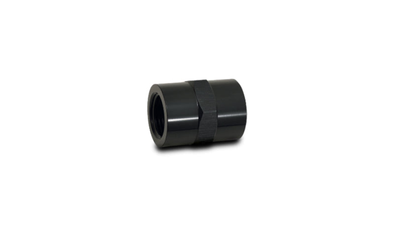 Vibrant 1/2in NPT Female Pipe Coupler Fitting - Aluminum