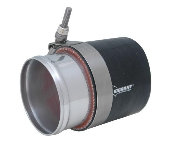 Vibrant Aluminum Joiner Coupling (2.5in Tube O.D. x 3in Overall Length)