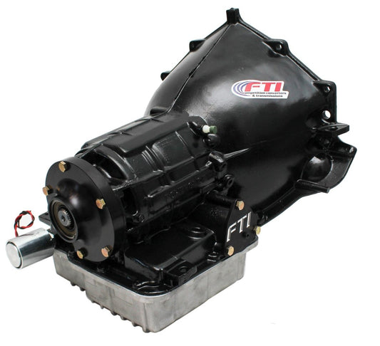 FTI Powerglide Transmission - Level 3 - 1000HP - OEM Case - Short - Pro Transbrake - GM OEM Bell