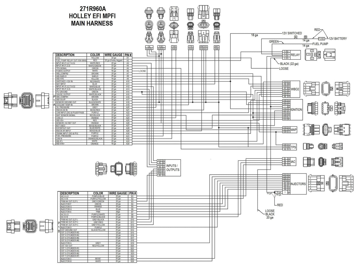 HP EFI ECU & Harness Kit