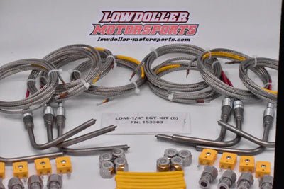 Lowdoller Motorsports 1/4" EGT-KIT (8 Cylinder) PN:153303