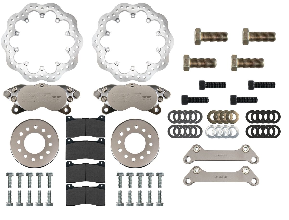 TBM 2011-25 F-150 2WD/4WD Medium Duty Front Drag Race Brake Kit 5 Lug (5x4.75 & 5x5) 001-0363-1