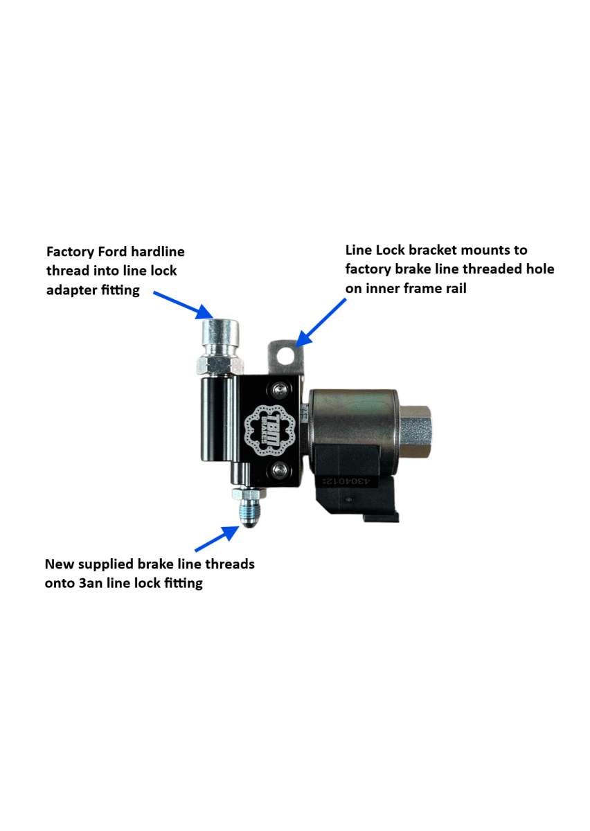 TBM 2015-24 S550/S650 Mustang Dual Line Lock Kit w/ Brackets LLK-S550