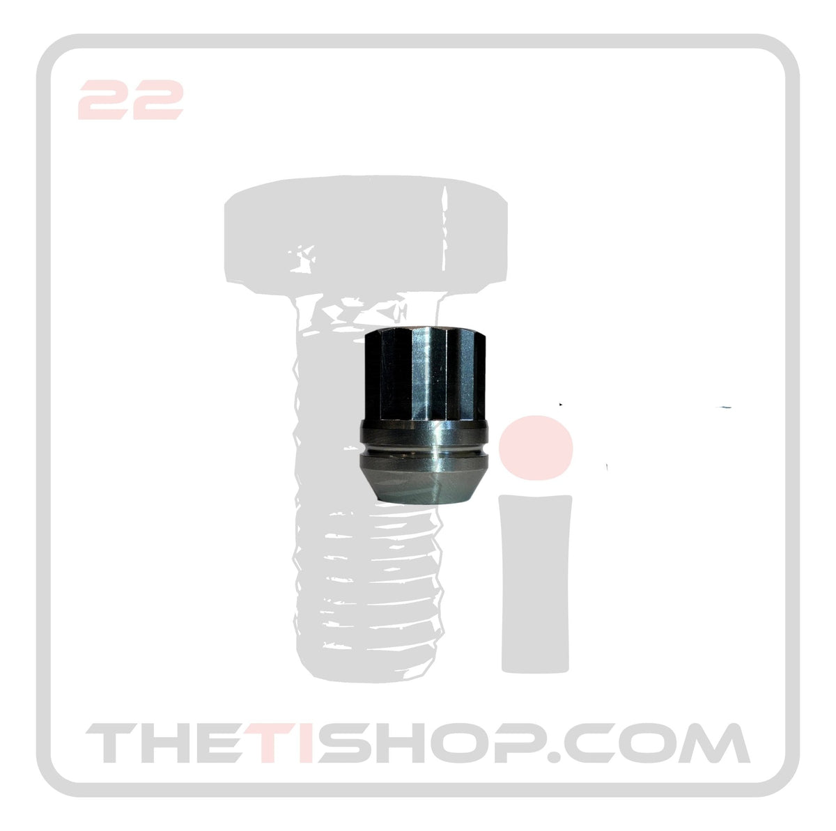 Titanium 1/2" - 20 Acorn Lug Nut