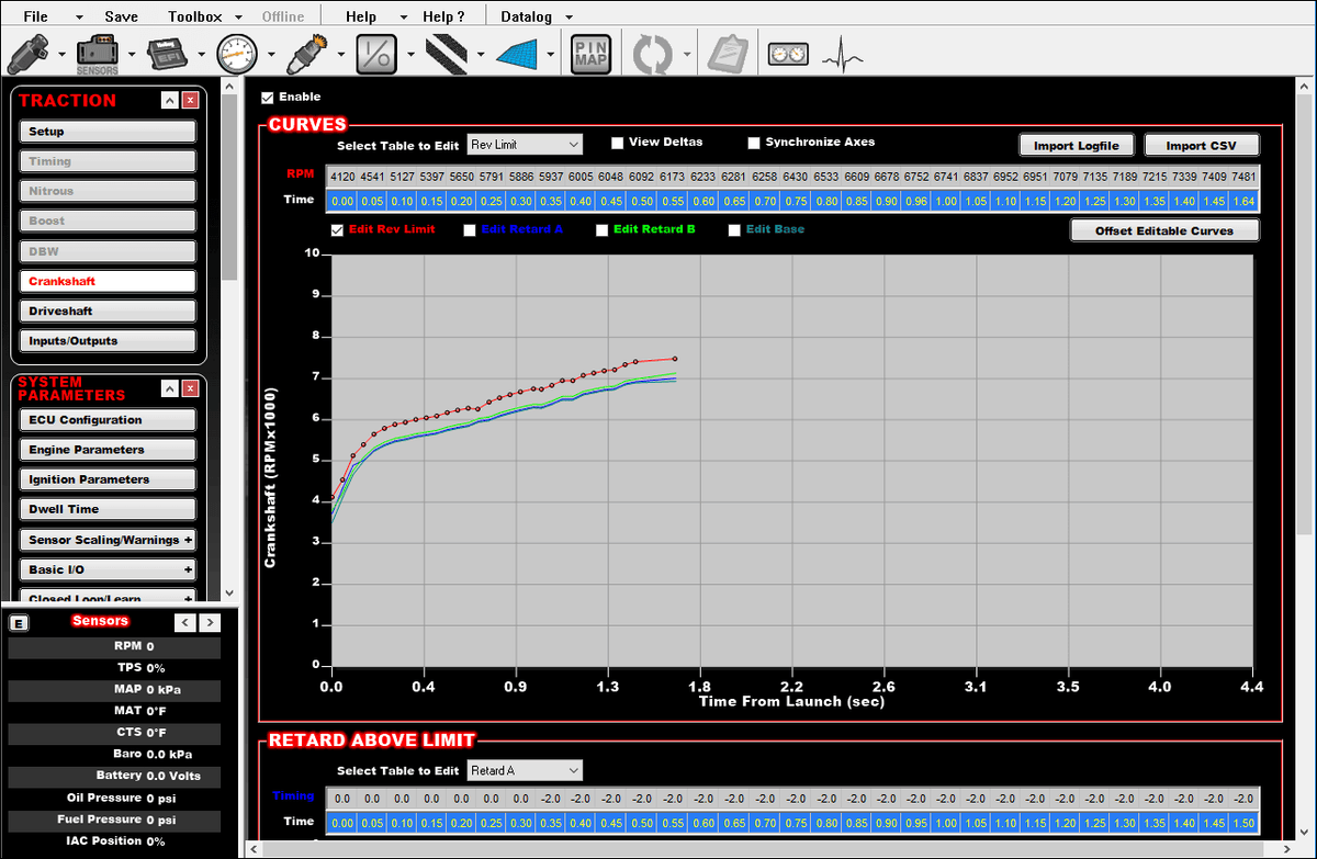 Time-Based Traction Management Software Upgrade